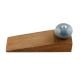 2 Pieces Grey Crackle Ceramic Wooden Door Stopper